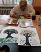 Čaj o páté v Ostravě - Malování stromů